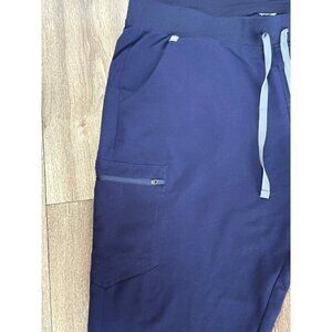 Figs Navy Blue Jogger Scrub Pants
